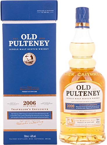 Old Pulteney VINTAGE Single Malt TRAVELLER'S EXCLUSIVE 2006 46% Vol. 1l in Giftbox