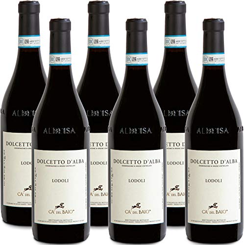 Ca del Baio Dolcetto d'Alba Lodoli DOC      Vino Rosso del Piemonte   6 Bottiglie 75cl  Idea Regalo