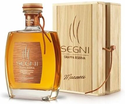 Grappa di Tradizione Mazzetti d'Altavilla "Segni" con cassa legno 0,70 lt.