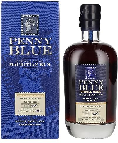 Penny Blue Single Cask Mauritian Rum 2011 55% Vol. 0,7l in Giftbox