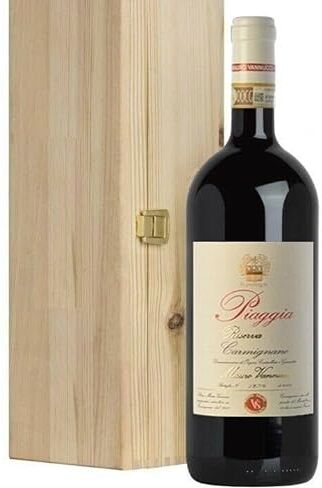 Piaggia Carmignano DOCG Riserva 2020 Magnum 1,5 l Scatola di Legno Vino Rosso Toscano