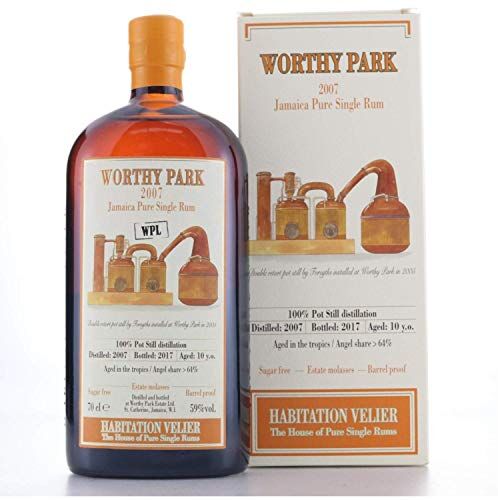 ProvencePremiumRosé Habitation Vélier – Worthy Park 2007 – Rhum 59° 70cl sous étui