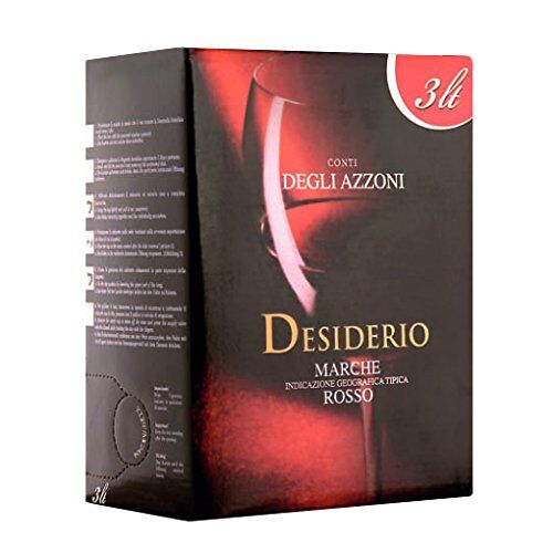 Conti Degli Azzoni Vino Desiderio 2012 1 Cartone da 3 l