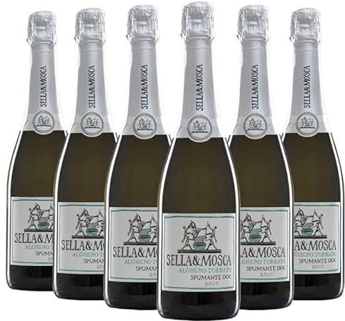 SELLA E MOSCA ALGHERO TORBATO SPUMANTE DOC BRUT 75 CL 6 BOTTIGLIE