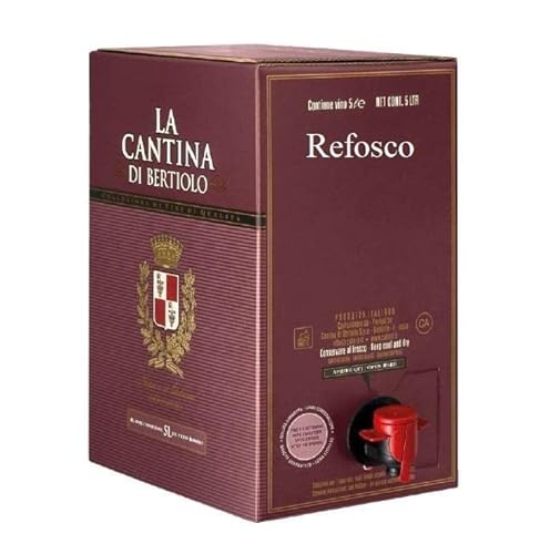 LA CANTINA DI BERTIOLO REFOSCO IGP TREVENEZIE VINO ROSSO BAG IN BOX 5 LT