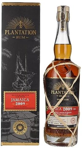 Plantation Rum JAMAICA VRW Single Cask Spanish Orange Wine Cask Finish 2009 53% Vol. 0,7l in Giftbox