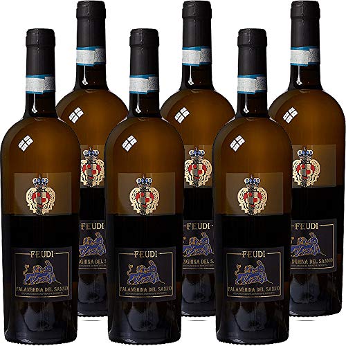 Feudi di San Gregorio Falanghina Feudi Sannio Doc   Vino Bianco della Campania   Confezione da 6 Bottiglie da 75 Cl   Idea Regalo