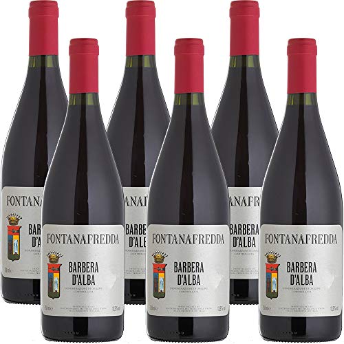 Fontanafredda Barbera d'Alba Doc      Vino Rosso del Piemonte   6 Bottiglie 75cl   Idea Regalo