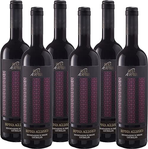 Amanti taste and passion Vino Rosso Irpino Aglianico   Antica Hirpinia   6 Bottiglie 75 Cl   Irpinia Campania   Idea Regalo