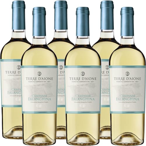 Terre Daione Vino Bianco Falanghina Igt   Terre D'Aione   Campania   Irpinia   Colline di Tufo   6 Bottiglie 75Cl