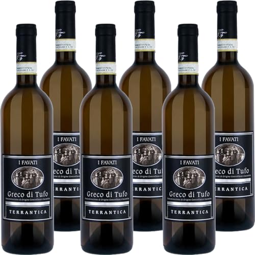 Amanti taste and passion Greco di Tufo Docg   I Favati   Terrantica   Vino Bianco Irpino   Irpinia Campania   6 Bottiglie 75cl   Idea Regalo