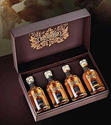 CULTO MINI COLLEZIONE 4 GRAPPE DA 20 CL IN CONFEZIONE REGALO