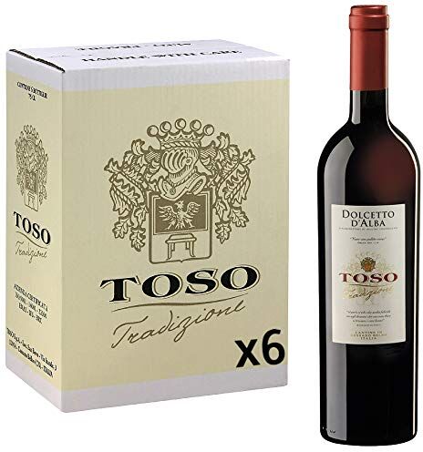 Toso S.p.a Toso Vino Rosso Dolcetto D'Alba DOC, Piemonte, 6 bottiglie, 6 x 750ml