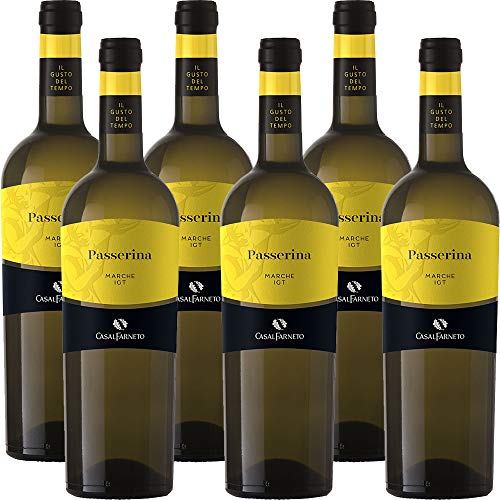 Casal Farneto Passerina Igt Marche   Vino Bianco dei Colli Piceni   6 Bottiglie 75Cl   Idea Regalo