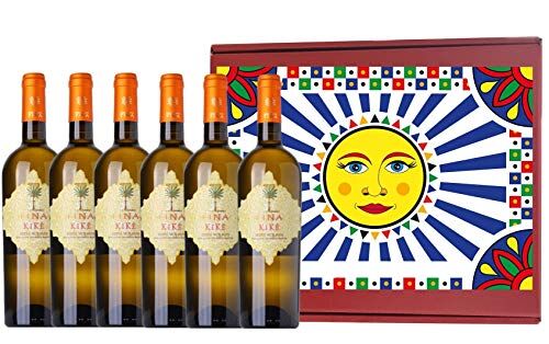 Cantine Fina Terre Siciliane IGT Traminer Aromatico Sauvignon Blanc Kikè Fina 2020 75 CL BOX DA 3/6 / 12 VINO BIANCO KIKE' (6)