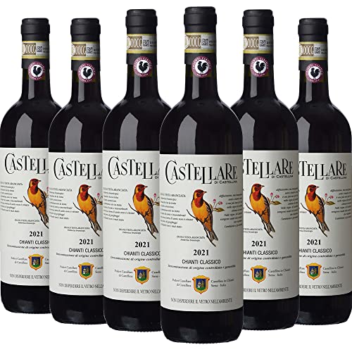 Castellare di Castellina Chianti Classico Docg Vino Rosso Cassa Da 6 Bottiglie 4500 ml
