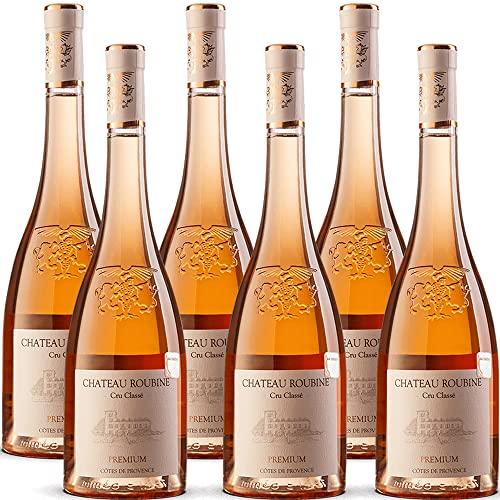 Chateau Roubine Premium Cru Classé Rouge Rosè   Vino Rosato Francese   I Grandi Vini della Provenza   Cote de Provence   Francia   6 Bottiglie 75 cl   Idea Regalo