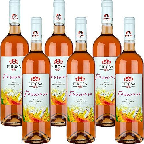 Cantina Firosa Vino Rosè   Rosato di Aglianico IGP   Ferriere Colline Salernitane      Eccellenza della Campania   Confezione da 6 Bottilglie da 75 Cl   Idea Regalo