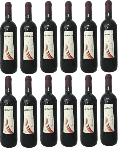 Cantine Carannante Aglianico Beneventano igp confezione 12 bottiglie   Vino Rosso