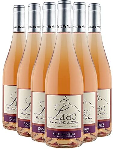 Generico Lirac rosato 2022 Rocca Maura Les Vignerons de Roquemaure DOP Valle del Rodano Francia Vitigni Grenache,Carignan,Syrah 12x75cl