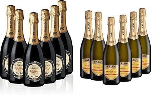 Valdo Cuvee I Magredi Ribolla Gialla 6x750 ml & Prosecco D.O.C. Extra Dry 6x 750ml