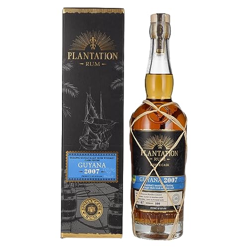 Plantation Rum Guyana Single Cask Teeling Whiskey Cask Finish 2007 53,6% Vol. 0,7l in Giftbox