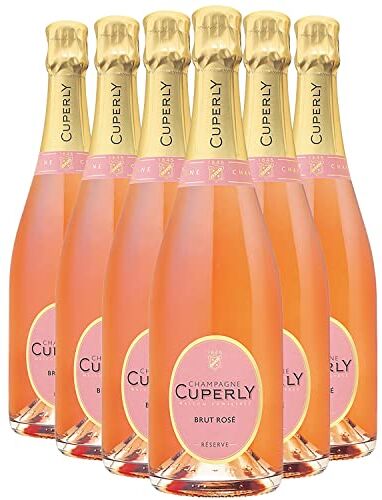 Generico Champagne Réserve Brut rosato Maison Cuperly DOP Champagne Francia Vitigni Chardonnay,Pinot Noir,Pinot Meunier 6x75cl