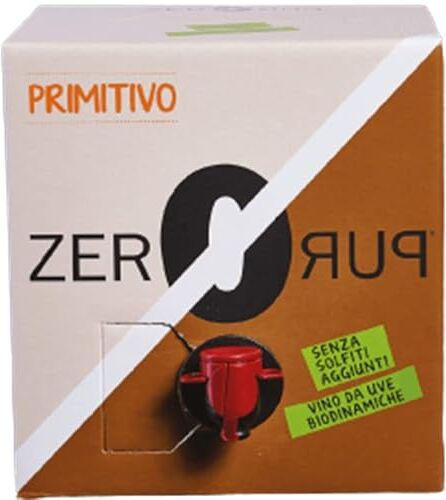 Orsogna Zero Puro Primitivo Zero Puro Orsogna Senza Solfiti aggiunti Biologico Vegan in bag in box 3 litri 14% vol