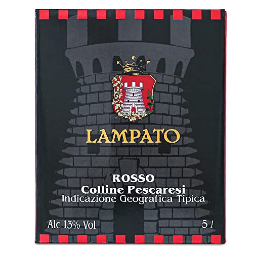 LAMPATO VINO ROSSO I.G.T. Colline Pescaresi Abruzzo Italy VinBox 5 Litri
