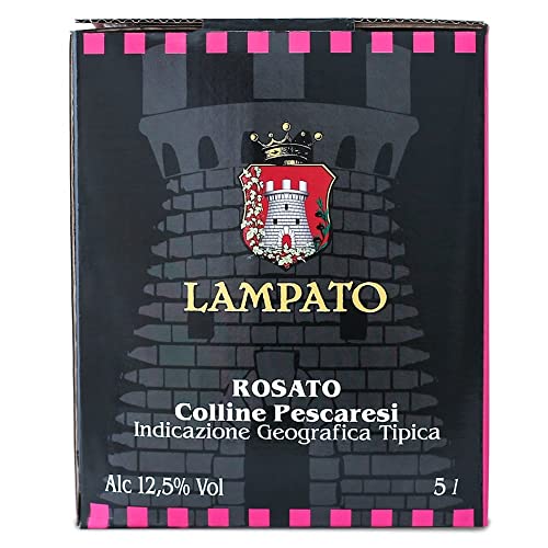 LAMPATO VINO ROSATO I.G.T. Colline Pescaresi Abruzzo Italy VinBox 5 Litri