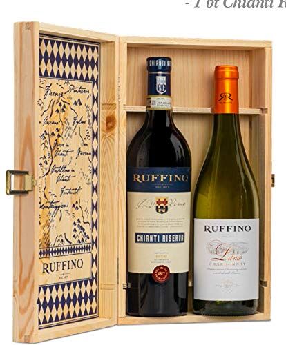 Ruffino Scatola Regalo -- Chianti Riserva + Chardonnay Libaio