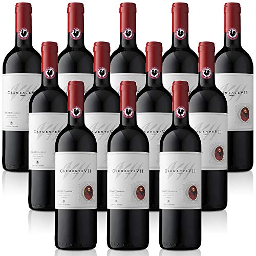 Castelli del Grevepesa Clemente Chianti Classico Docg Clemente Vii  Vino Rosso Italiano (12 Bottiglie Cl. 37,5)