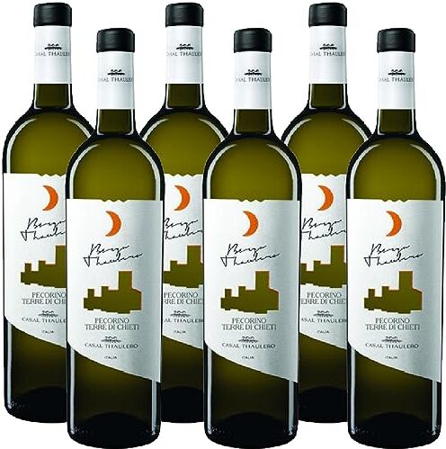 Casal Thaulero S.R.L. Vino Bianco Pecorino Terra di Chieti   Casal Thaulero   Abruzzo   6 Bottiglie 75Cl   Idea Regalo