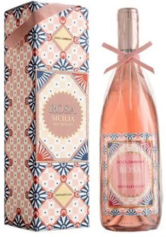 Donnafugata Sicilia Bedda VINO"ROSA" Blend di Nerello Mascalese e Nocera Sicilia DOC Edizione Limitata Dolce & Gabbana e Donna Fugata Cl. 75 in Elegante Astuccio