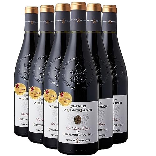 Generico Châteauneuf-du-Pape Les Vieilles Vignes Vignobles & Compagnie rosso 2021 Château de la Grande Gardiole DOP Valle del Rodano Francia Vitigni Grenache,Syrah 6x75cl