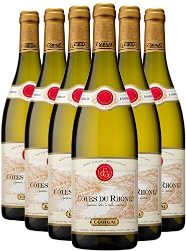 Generico Côtes du Rhône bianco 2022 Maison Guigal DOP Valle del Rodano Francia Vitigni Viognier,Roussanne,Marsanne 12x75cl