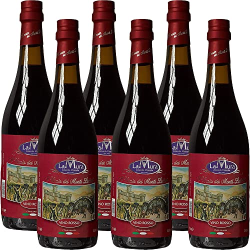La Mura Vino Rosso da Tavola      Gragnano   Frizzante Amabile   Penisola Sorrentina   6 Bottiglie 75Cl