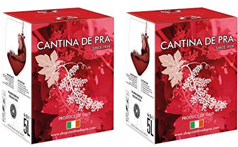 De Pra Confezione 2 Bag in Box Cabernet del Veneto Igt 2 confezioni da 5l