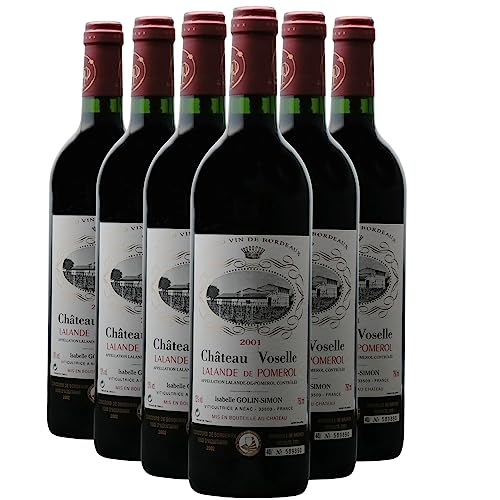 Generico Château Voselle Lalande-de-Pomerol rosso 2001 DOP Bordeaux Francia Vitigni Merlot,Cabernet Sauvignon,Cabernet Franc 6x75cl