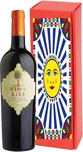 Cantine Fina Terre Siciliane IGT Traminer Aromatico Sauvignon Blanc Kikè Fina 75 CL In Elegante Box da 1 o 3 Bottiglie (1)