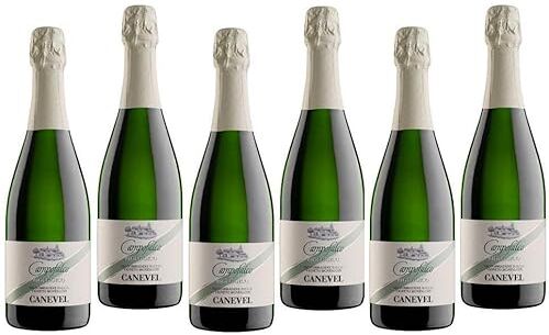 CANEVEL CAMPOFALCO BIOLOGICO VALDOBBIADENE DOCG BRUT SETAGE 75 CL 6 BOTTIGLIE