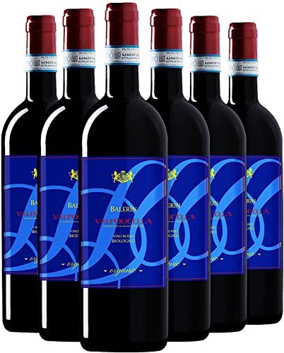 BALERIN Balerìn Valpolicella 2019-90 punti James Suckling Vino Veneto Rosso Biologico DOC 0.75L (6 Bottiglie)