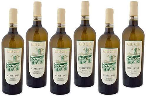 CIU CIU MERLETTAIE OFFIDA PECORINO 2022 DOCG BIO VEGAN 75 CL 6 BOTTIGLIE