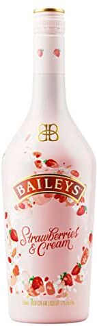 Baileys Strawberries & Cream, crema di whisky irlandese certificata B-Corp, 700 ml