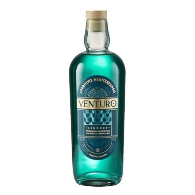 Venturo Aperitivo Mediterraneo Liquore, con Rosmarino, Limone Siciliano, Sale Marino e Camomilla Blu, 15% vol, 70cl Venturo Aperitivo Mediterraneo Liquore, con Rosmarino, Limone Siciliano, Sale Marino e Camomilla Blu, 15% vol, 70cl