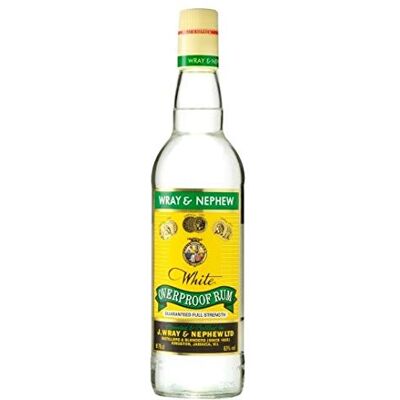GS1 Honduras Overproof Rum Bianco 63° 0,70 lt. GS1 Honduras Overproof Rum Bianco 63° 0,70 lt.