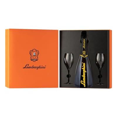 Lamborghini Ottagonale Extra Brut 0,75L, Yellow Label, Vino Spumante Secco, Metodo Charmat MADE IN ITALY (Ottagonale, Cofanetto + Flûte) Lamborghini Ottagonale Extra Brut 0,75L, Yellow Label, Vino Spumante Secco, Metodo Charmat MADE IN ITALY (Ottagonale, Cofanetto + Flûte)