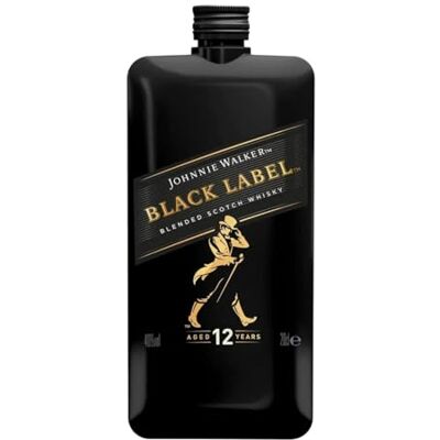 JOHNNIE WALKER Black Label, Blended Scotch Whisky, Pocket Scotch 200 ml JOHNNIE WALKER Black Label, Blended Scotch Whisky, Pocket Scotch 200 ml