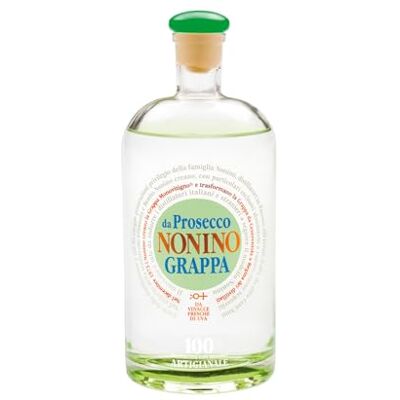 Nonino Distillerie , Grappa Monovitigno Prosecco Bianco 38, Elegante, Fresca e Leggera – Bottiglia in Vetro da 700 Ml Nonino Distillerie , Grappa Monovitigno Prosecco Bianco 38, Elegante, Fresca e Leggera – Bottiglia in Vetro da 700 Ml