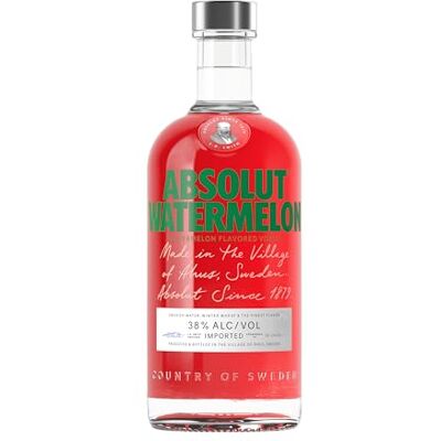 ABSOLUT WATERMELON Flavored Vodka 38% Vol. 0,7l ABSOLUT WATERMELON Flavored Vodka 38% Vol. 0,7l